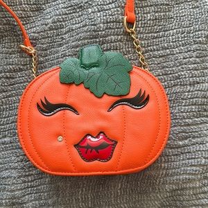 Pumpkin Betsy Johnson Crossbody Bag